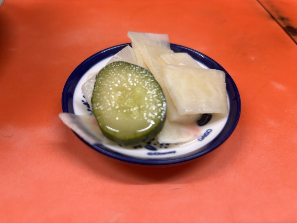 ふか味ラーメン お漬物