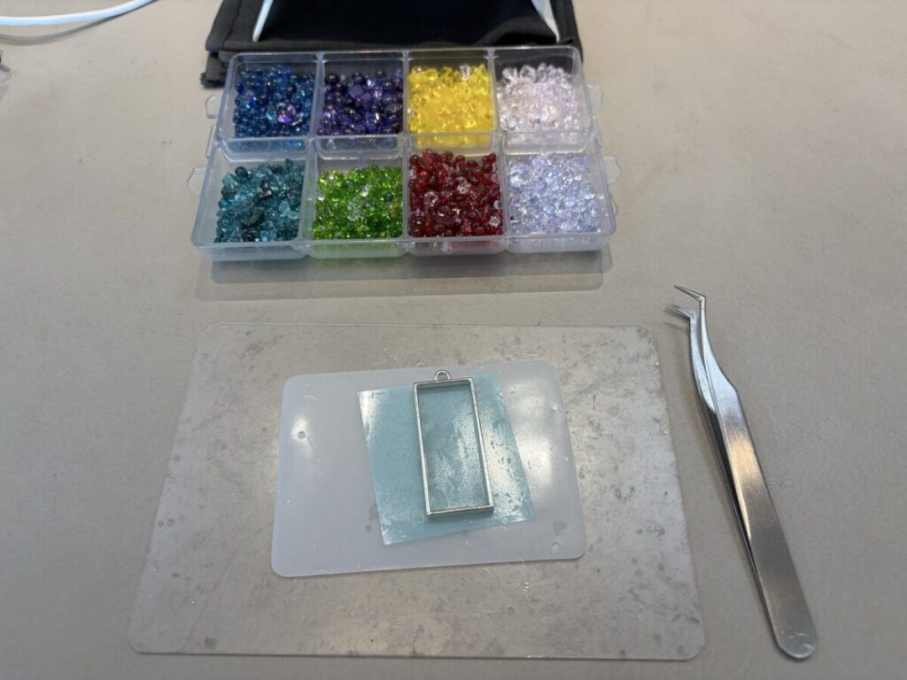 切子かけら細工 制作