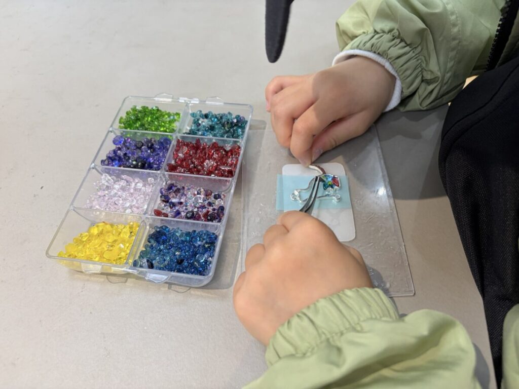 切子のかけら細工 制作2