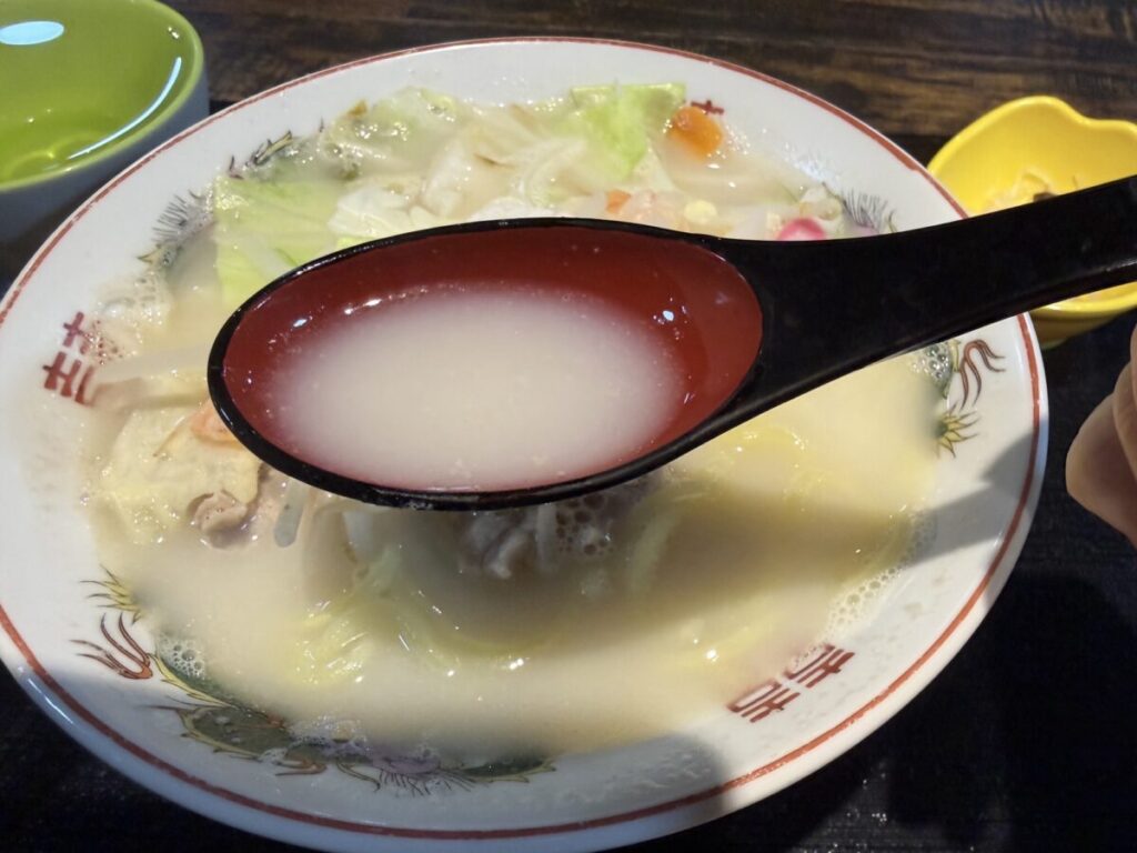 鹿児島市役所 地下食堂 ちゃんぽん スープ